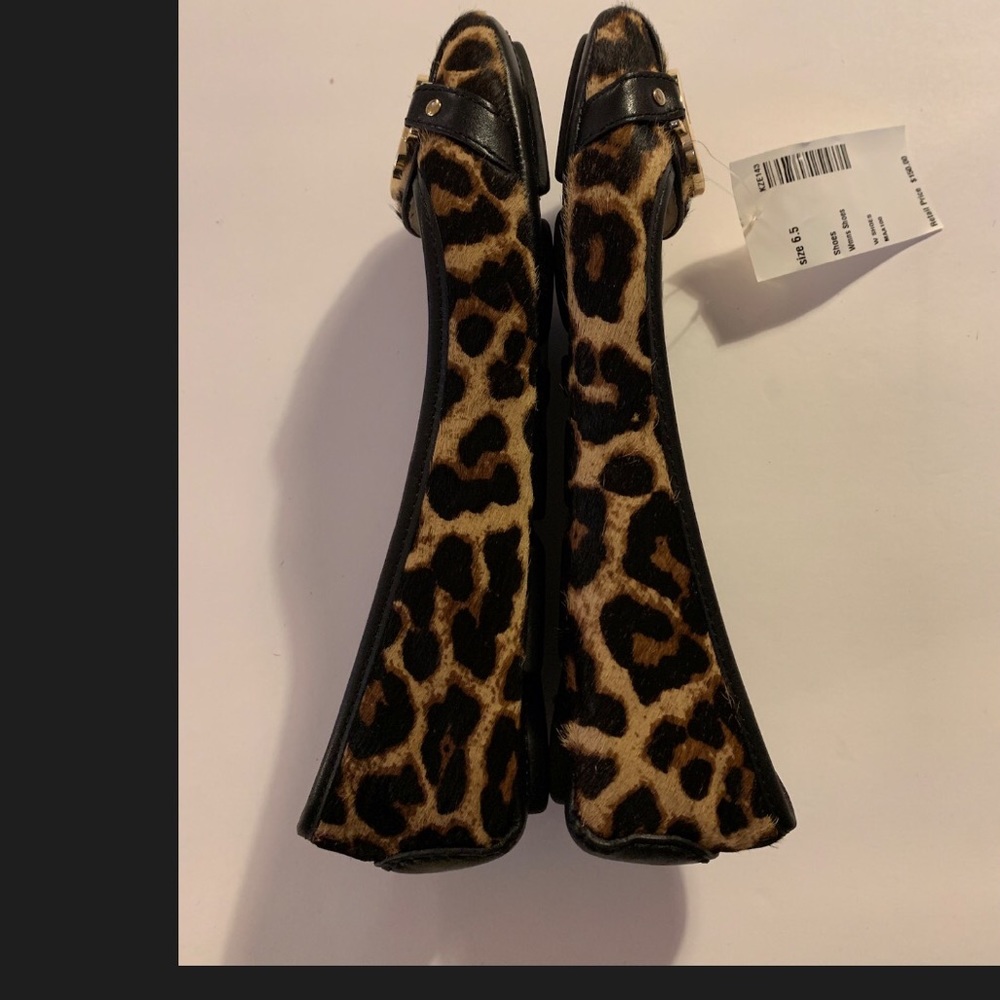 Michael Kors Brown Leopard Print Moccasins 6.5 - Picture 7 of 8